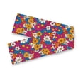 thumbnail image 7 of Yayeee Table Runner 70 inches Long Home Kitchen Dinning Party Decoration, Red Whimsical Floral, 7 of 7