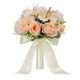 thumbnail image 2 of Boda Ramo de novia Elegante Lanzamiento Ramo Flores artificiales para despedida de soltera Aniversario Iglesia Fiesta Rosado perfecl Ramo de novia, 2 of 8
