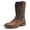 Brown-01, variant on Austin Mill Men's Classic Square Toe Cowboy Boots, Embroidered Western Work Boots with Slip-Resistant Rubber Sole for Ranch & Casual Wear