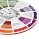 thumbnail image 4 of Whataatahia Tarjeta de papel profesional de 12 colores Diseño de tres niveles Tatuaje Rueda de color Guía Círculo central redondo Gira Herramienta de maquillaje de tatuaje, 4 of 7