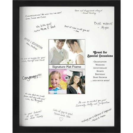 Burnes Signature Mat Shadow Box Photo Frame, Black - Walmart.com