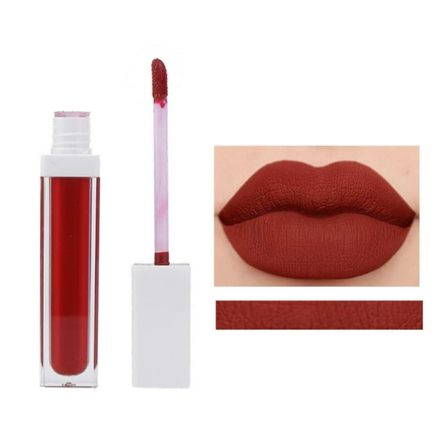 SIfdSeng Lip Encre à Lèvres Velours Rouge à Lèvres Portable Classique Imperméable Longue Tenue Lisse Doux Couleur Intense s Lip Gloss7Ml Rouge à Lèvres Nude