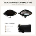 thumbnail image 6 of LOVEVOOK Laptop Tote Bag for Women, 15.6 Inch Work Bags, Vintage Leather Tote Bag, Waterproof Computer Bags with Clutch Purse, Large Capacity Messenger Bag for Teacher College Business Office, 6 of 7