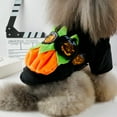 thumbnail image 3 of Vnanda Dog Pumpkin Costume Pet Halloween Hoodie Doggie Winter Coat Kitten Sweatshirts Cats Clothes, 3 of 8