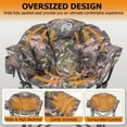 thumbnail image 4 of NAIZEA Heated Camping Chair, Portable Folding Heated Moon Chair, 3 Adjustable Temperature Levels, Outdoor, Lounge, Patio Chair, Supports 500lb, Gray, 2pac, 4 of 9