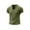 I9-Camouflage Green, variant on Men's Raw Edge Cotton Linen Short Sleeve Shirts Distressed V Neck Summer Vintage Tee Tops,Green XL