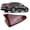 Red, variant on Riousery Silver Shark Fin Roof Antenna Cover Replacement Trim, 6.30 Inches / 16 cm Aerodynamic ABS Shell, Universal Fit for Optima Elantra Sonata Genesis Sedan, Weather-Resistant Accessory