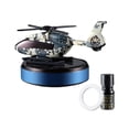 thumbnail image 2 of Solar-Powered Helicopter Car Air Freshener - Rotating Aromatherapy Diffuser Ornament - Elevate Your Automotive Decor with Refreshing Fragrances, 2 of 7