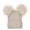 Beige, variant on Women Winter Pompom Beanie Hat Cute Fuzzy Bear Ears Beanie Hat Warm Fleece Lined Knit Chunky Cap Double-layer Knit Hat Stretch Warm Skull Cap Christmas Gifts for Women Beige One Size