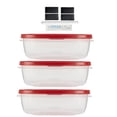 thumbnail image 2 of Recipientes de almacenamiento de alimentos Utensilux Rubbermaid, 9 tazas, 7 piezas, 2 of 6