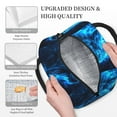 thumbnail image 5 of Haiem Blue Fire Wolf Printed Lunch Bag Women, Lunch Box Lunch Bag for Women, Small Leakproof Cute Lunch Tote Large Capacity Reusable Insulated Cooler Lunch Container, 5 of 6