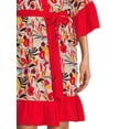 thumbnail image 4 of The Pioneer Woman Ruffle Sleeves and Hem Robe, Women's, Size S-3X, 4 of 7