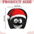 thumbnail image 3 of Head Rest Cover For Car Christmas Headrest For Cars Cute Cartoon Eyes Protector Car Head Rest Covers With Faces Funny Car Seat Headrest Cover Washable Reusable Protector Truck Suv Interior Decor, 3 of 6