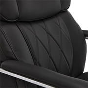 La-Z-Boy Sutherland Office Chair with Padded Arms Jet Black