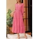 thumbnail image 5 of Vestido PRETTYGARDEN 2025 Floral Maxi de Manga Larga Rosa Talla L, 5 of 8