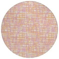 thumbnail image 2 of Addison Rugs Chantille Indoor/Outdoor Transitional Geometric, Abstract Pink Washable Round Rug, 8' x 8', 2 of 6