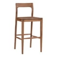 thumbnail image 2 of Moe's Home Collection Owing Wood Bar Stool Brown Color, 2 of 4
