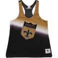 thumbnail image 1 of Mitchell & Ness Womens Reversible Mesh Racerback Tank Top, Multicoloured, Large, 1 of 4