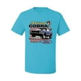 thumbnail image 2 of Wild Bobby Mustang Cobra Performance Ford Cars and Trucks Men Graphic Tee, Light Turquoise, XX-Large, 2 of 6