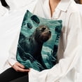 thumbnail image 6 of Sea Lion Throw Pillow Inserts Set Covers of 2 Decorative Velvet Throw Pillows with Unique Patterns - 16x16, 18x18, 20x20 Inches for Home Decor and Gifts, 6 of 6