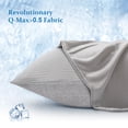 thumbnail image 6 of 2 Pcs Cooling Pillow Case with Zipper, Double Sided Bamboo Cotton Pillowcase, Cool Pillow Cover, 6 of 9