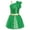 Green, variant on TiaoBug Kids Girls Sparkle Candy Cane Dance Figure Skating Dress Christmas Party Costume Red 14
