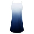 thumbnail image 5 of LOVZFMLL Dresses Women Casual Draw Back Printed Sleeveless Ruffle Lace-up Cold Shoulder Dress, 5 of 5