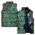 thumbnail image 3 of 2024 invierno hombres abrigos casuales chaleco fénix y pájaro estampado de moda chaleco chaquetas hombre ropa hombre, 3 of 5