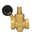 thumbnail image 3 of Water Pressure Reducer DN25 Brass Adjustable Water Pressure Reducing Regulator Reducer  Gauge Meter, 3 of 8