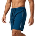 thumbnail image 5 of Men's Quick-Dry Athletic Short Elastic Waist Training Summer Shorts Loose Fit Lightweight Workout Shorts Khaki S, 5 of 5