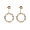 thumbnail image 3 of Aretes Ametrinaa Coqueta Broquel Aro Zirconias Chapa Oro 18k, 3 of 5