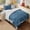 Blue, variant on Joyfy King Size Comforter Set with Sheets Light Grey, 7 Pieces King Bedding Set with 1 Down Alternative Comforter, 1 Flat Sheet, 1 Fitted Sheet, 2 Pillowcases and 2 Pillow Shams, Bed in a Bag