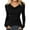 Black, variant on Women's Slim Fit Cowl Neck Sweater, Ribbed Knit Ruched Top, Long Sleeve Casual Shirt, Solid Color Basic Top, Everyday Wear Tops, Draped Cowl Neck Sweater Black L