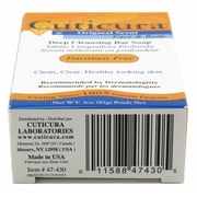 Cuticura Deep Cleansing Blemish Face & Body Soap, Paraben Free, 3oz, 3-Pack