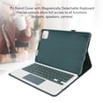 thumbnail image 4 of Keyboard Case, Multi Angles Stand TouchPad Keyboard Case with Magnetic Removable no wire Keyboard, Detachable Keyboard for Mi Pad 6 6 Pro 11 Inch 2023 PU, 4 of 7