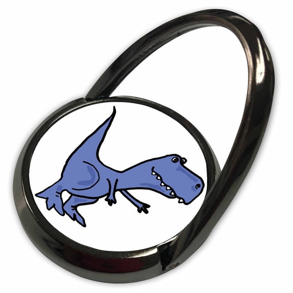 3dRose, Funny Blue Trex Dinosaur Cartoon, Phone Ring
