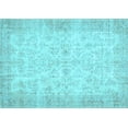 thumbnail image 1 of Ahgly Company Indoor Rectangle Abstract Light Blue Contemporary Area Rugs, 4' x 6', 1 of 4
