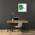 thumbnail image 3 of Johnson 15x15 White Modern Wood Framed Museum Art Print Titled - Sunflower Right, 3 of 4