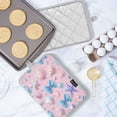thumbnail image 5 of 2 Pack Pot Holders for Kitchen Heat Resistant Hot Pads Sets for Cooking Baking Seashells and Bows, 5 of 7