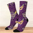 thumbnail image 5 of Compression Socks for Women Cute Animal Knitted Mid Calf Soft Comfort Mens Socks Blue One Size, 5 of 8