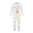 thumbnail image 5 of Onlypjs Easter Family Matching Pajamas Set Bunny Print – Soft Long Sleeve Sleepwear for Men and Women, Cozy Loungewear, 5 of 5