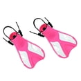 thumbnail image 2 of Swim Floating Training Flippers with Adjustable for Swimming Diving Water Pink, as described, 2 of 8