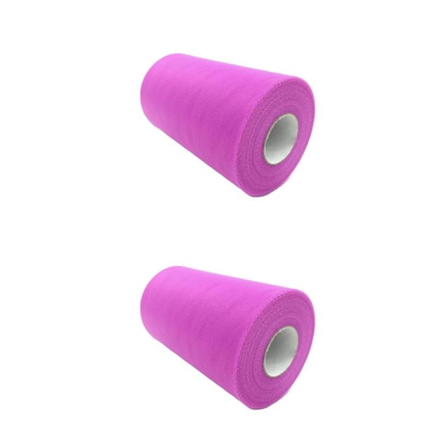 Rollo de tul de poliéster Naiovety Para Decoración de fiestas C49 loto azul 2Conjunto