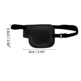 thumbnail image 4 of Unique Bargains 1 Pc Adjustment Buckle 3D Sleep Mask Soft 3D Eye Shade Cover for Rest Black Left Eye, 4 of 6