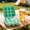 thumbnail image 4 of Bandeja de silicona para cubitos de hielo con forma de balón de fútbol | Molde para cubitos de hielo con forma de balón de fútbol | Molde para cubitos de hielo esféricos grandes con tapa, 4 of 7