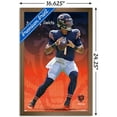 thumbnail image 3 of NFL Chicago Bears - Justin Fields 21 Wall Poster, 14.725" x 22.375", Framed, 3 of 3