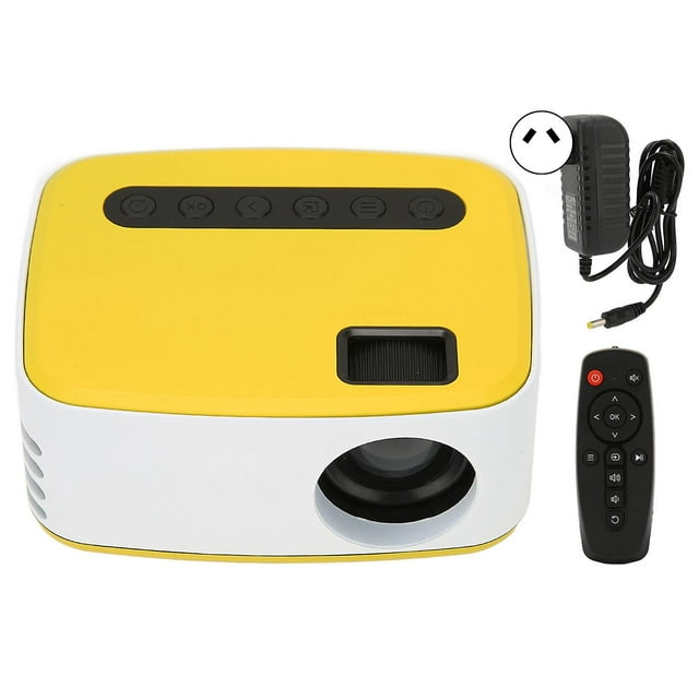 Mini projecteur LED WiFi USB 1080P, haut-parleur intégré, projecteur portable pour la maison, le camping, les voyages, prise 100-240 V.