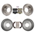 thumbnail image 1 of Transit Auto Front Rear Disc Brake Rotors Ceramic Pads and Drum Kit for Car Toyota 4Runner Tacoma K8A-104923, 1 of 11