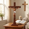 thumbnail image 2 of Figura de Jesús en la Cruz Cristo Crucificado con Bloques de Construcción, Modelo Armable Religioso, Regalo Cristiano, Decoración Cristiana, 2 of 9