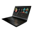 thumbnail image 4 of Lenovo ThinkPad P71 20HK - Intel Core i7 - 7820HQ / up to 3.9 GHz - vPro - Win 10 Pro 64-bit - Quadro P3000 - 16 GB RAM - 512 GB SSD TCG Opal Encryption 2, NVMe - 17.3" IPS 1920 x 1080 (Full HD) - Gigabit Ethernet - Wi-Fi 5 - black - kbd: US, 4 of 15